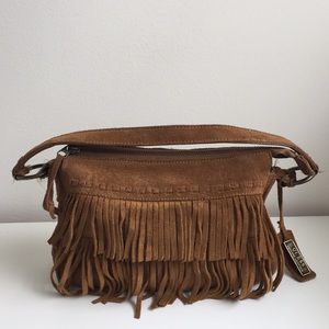 Vintage. Leather GUESS shoulder bag. Small. 2004.
